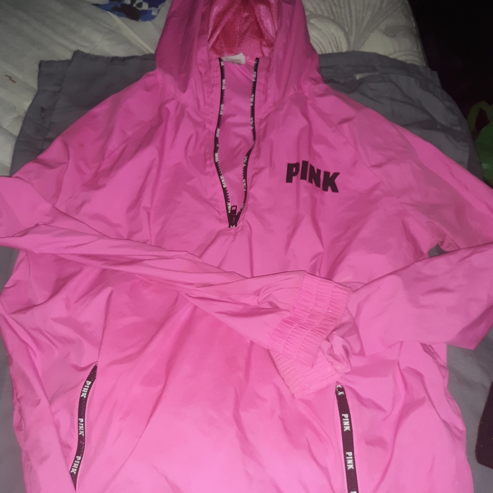Pink poncho Victoria secret